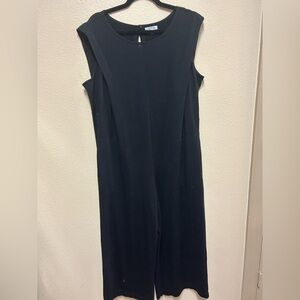 Max Studio Classic Black Sleeveless Jumpsuit